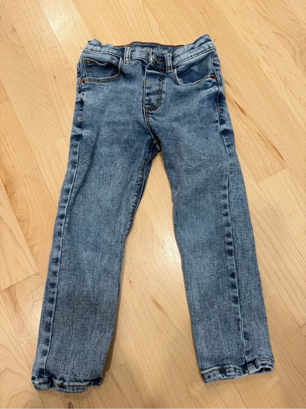 Zara Kids Light Blue Washed Jeans